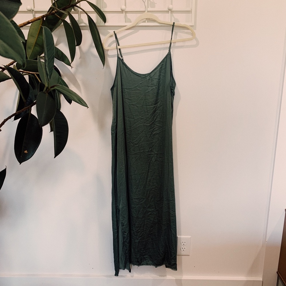 Satin AERIE slip dress *never worn*